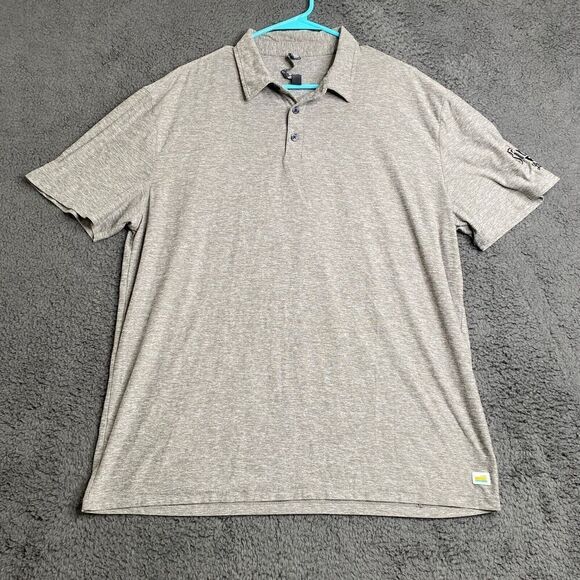 VUORI - Style: V188 Gray Short Sleeve Strato Tech Polo Shirt - Men's XL - Picture 1 of 12